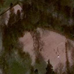 Sand Volleyball Court — aerial view