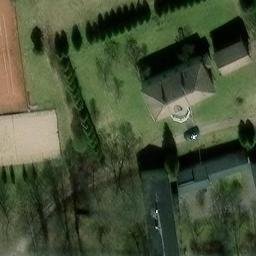 Sand Volleyball Court — aerial view