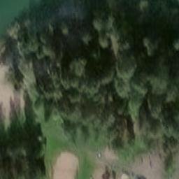 Sand Volleyball Court — aerial view
