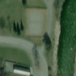 Sand Volleyball Court — aerial view