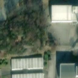 Sand Volleyball Court — aerial view