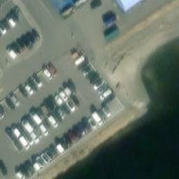 Sand Volleyball Court — aerial view