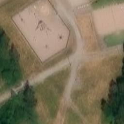 Sand Volleyball Court — aerial view