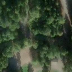 Sand Volleyball Court — aerial view