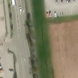 Sand Volleyball Court — aerial view