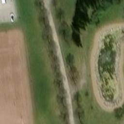 Sand Volleyball Court — aerial view