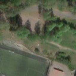 Sand Volleyball Court — aerial view