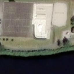 Sand Volleyball Court — aerial view