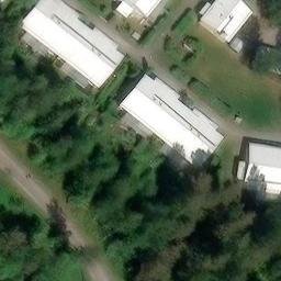 Grass Volleyball Court — aerial view