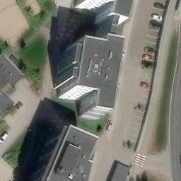 Sand Volleyball Court — aerial view