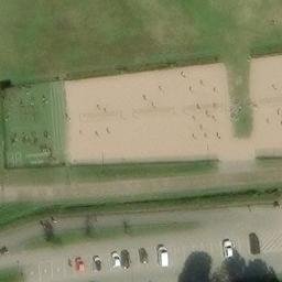 Oittaan beachvolleykenttä — aerial view