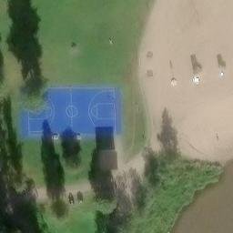 Pikkukosken rantalentopallokenttä — aerial view