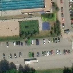 Leppävaaran maauimala / Beachvolleykenttä — aerial view