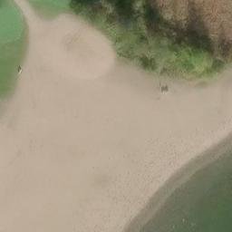 Puotilan uimaranta / Beachvolleykenttä — aerial view