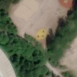 Beachvolleykenttä — aerial view