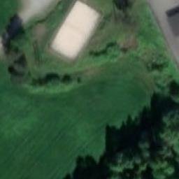 Sand Volleyball Court — aerial view
