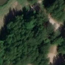 Sand Volleyball Court — aerial view