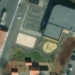 Volleyball Court — aerial view