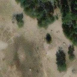 Sand Volleyball Court — aerial view