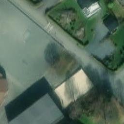 Sand Volleyball Court — aerial view