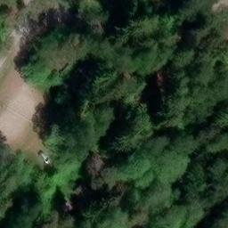 Sand Volleyball Court — aerial view