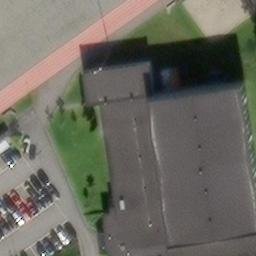 Sand Volleyball Court — aerial view