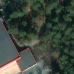 Sand Volleyball Court — aerial view