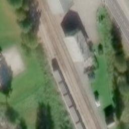 Sand Volleyball Court — aerial view