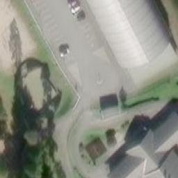 Ice Skating / Volleyball — aerial view