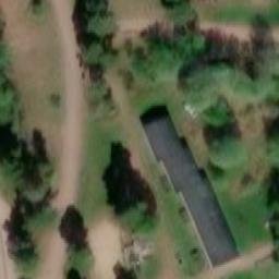 Sand Volleyball Court — aerial view