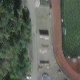 Sand Volleyball Court — aerial view