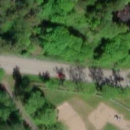 Sand Volleyball Court — aerial view