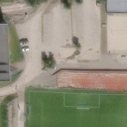 Sand Volleyball Court — aerial view