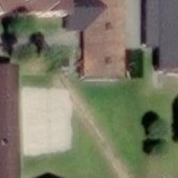 Sand Volleyball Court — aerial view