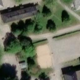 Sand Volleyball Court — aerial view