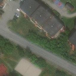 Sand Volleyball Court — aerial view
