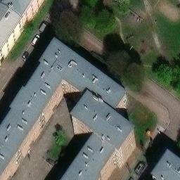 Sand Volleyball Court — aerial view