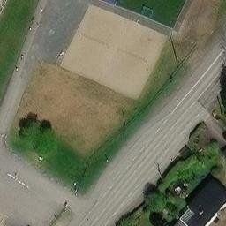 Sand Volleyball Court — aerial view