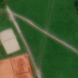 Sand Volleyball Court — aerial view