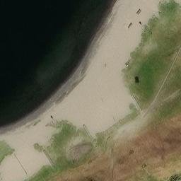 Sand Volleyball Court — aerial view