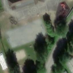 Sand Volleyball Court — aerial view