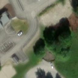 Sand Volleyball Court — aerial view