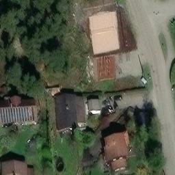 Sand Volleyball Court — aerial view