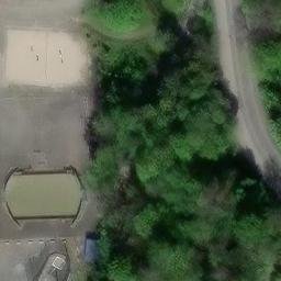 Sand Volleyball Court — aerial view