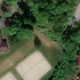 Sand Volleyball Court — aerial view