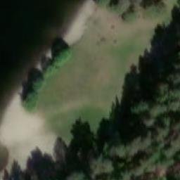 Sand Volleyball Court — aerial view