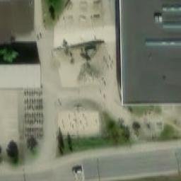 Sand Volleyball Court — aerial view