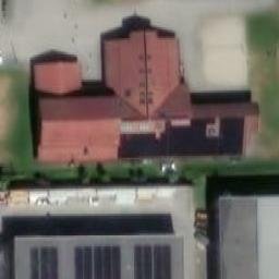 Sand Volleyball Court — aerial view