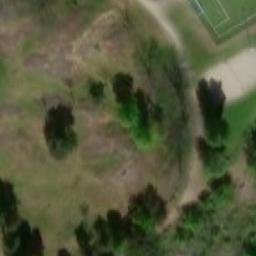 Sand Volleyball Court — aerial view