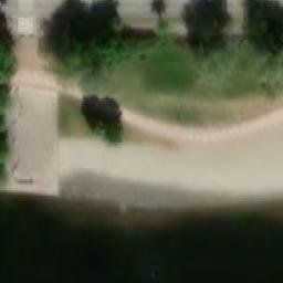 Sand Volleyball Court — aerial view